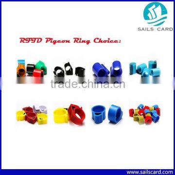 Different choice HItag S RFID Pigeon ring RFID tag for animal tracking