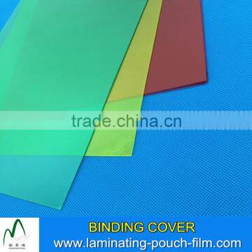 Color PVC Book Binding Cover Sheets 0.25mm 0.3mm Transparent PVC Sheet