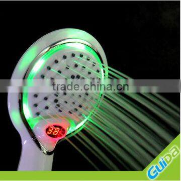 Led 3 Color Changing Bathroom Hand with Led Lights Electric Shower Head/Showerhead Lighting Fixtures