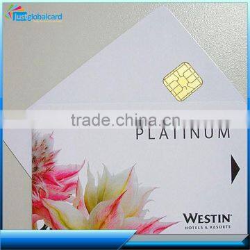 Promotional Printing smart pvc contact ic card contactless ic card manufacturer for hotel door key