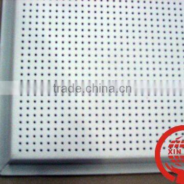 High rigidity metal acoustic panel