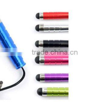 mini keychain plugging stylus pen for smartphones