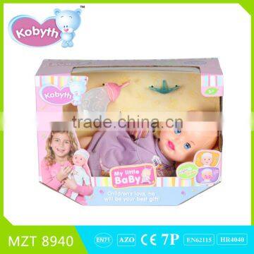 14 inch lovely sleeping baby doll with music and light two models mixed MZT8940