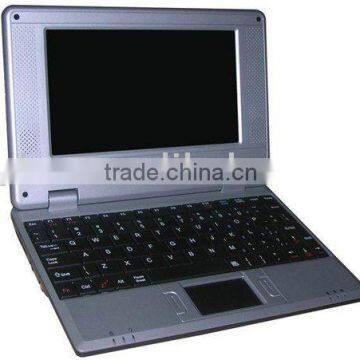 EPC mini laptop wholesale with CPU VIA VT8505 400MHZ wifi windows CE 6 0 system 2GB storage free shipping