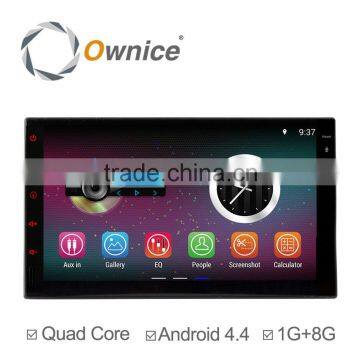 7" Quad core Android 4.4 up to android 5.1 double 2 din universal Car DVD stereo with Wifi