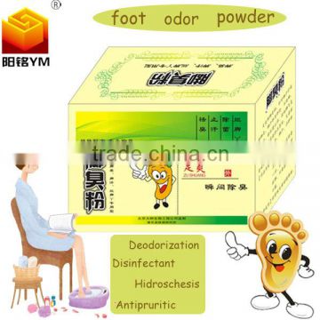 OEM foot Smelly powder effect for foot odor,athlete foot ,feet itchy