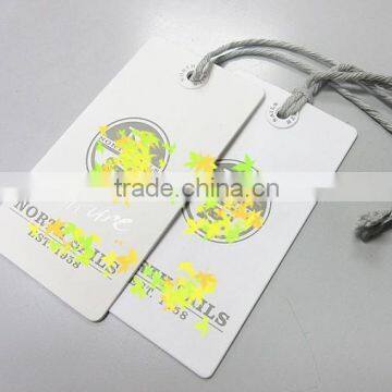 White Paper Garment Transparent UV Print Product Tag