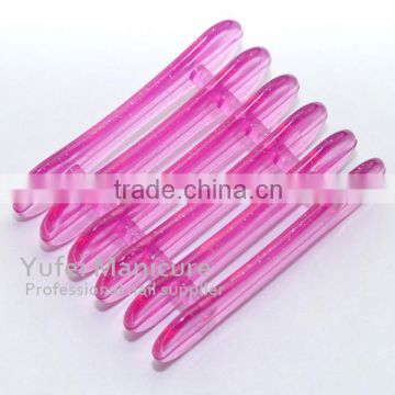 Plastic brush holder for nail art