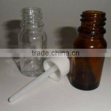 10ml,15ml amber pharsm bottle with applicator dropper cap
