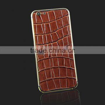 for iphone 6 Plus, 6+, 5.5 inch luxury genuine leather skin housing,luxury gift