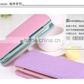 Ladys Top Brand Custom Logo Lady Leather Zipper Wallet .zippered Ladies Leather Wallet, Leather Wallet Ladies Multicolor Famous photo-4