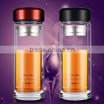 400ml Double Wall Water Bottles PP Lid for Wholesale