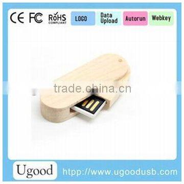 Bamboo USB memory stick;wood material printable USB flash drive;upload video into USB drive key factory free