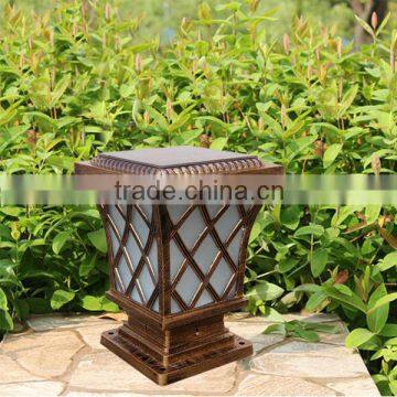 Outdoor Garden Solar Led Post Deck Cap Square Fence Light