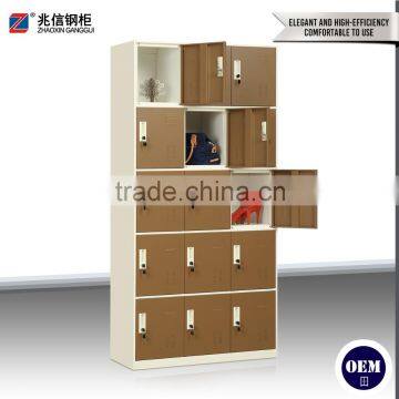 15 Door Stainless Steel Wardrobe Multi-door Clothes Cabinet Locker With 5 Layers photo-6