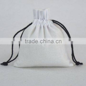cotton drawstring bag and pouch