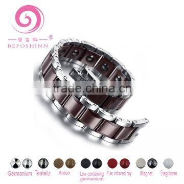 Negative Ion Infrared Germanium Tourmaline Health Energy Zircon Bio Magnetic Tungsten Bracelets photo-3