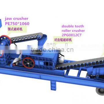 Mobile quartz stone production line ,Rock Crusher ,Crushing Machinery,stone Crusher Plant