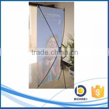 Advertising economic x stand, aluminum 60*160 x banner display stand, plastic x screen stand