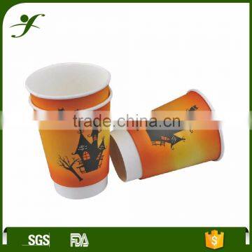 Disposable Ice Cream Paper Cup and Lid With Logo Printed