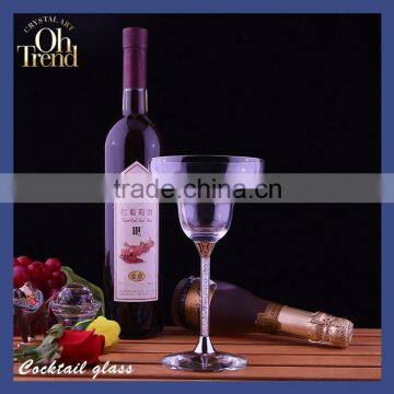 Indoor/ Outdoor Crystal Stemware Cocktail Glasses Decorate Margarita Glass photo-4