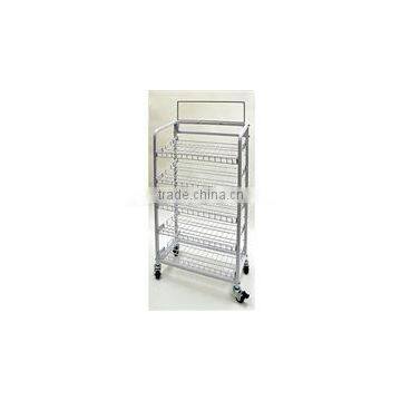 Metal Wire Merchandiser Floor Display Rack YC017