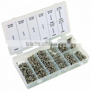 320 Piece Stainless Steel Sheet Metal Screw Set