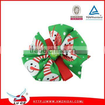 2015 wholesale X'mas High Quality Various Designs Christmas Hair Bows