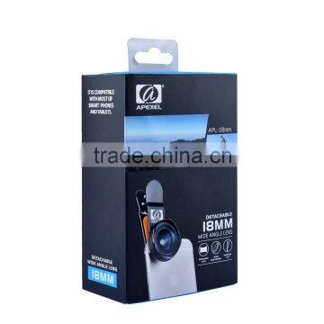 For IPhone 6 Active Lens NO Distortion 18mm Clip Ultra Wide Angle Lens for IPhone 6 6s /6 6s Plus