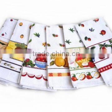 pigment printing waffle kitchen towel wholesale alibaba