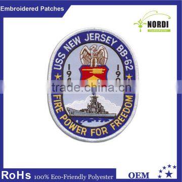 2015 Wholesale cheap custom embroidery patch for clothing/embroidery blank patches