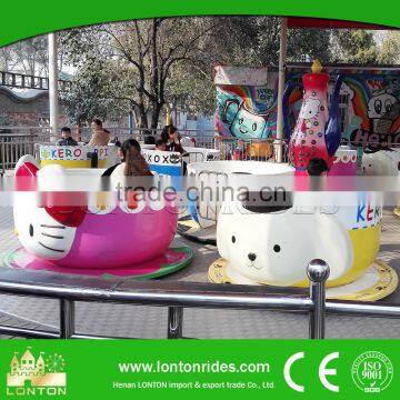 Indoor Playground Equipment Kiddy Play Tea Cup Rides For Sale