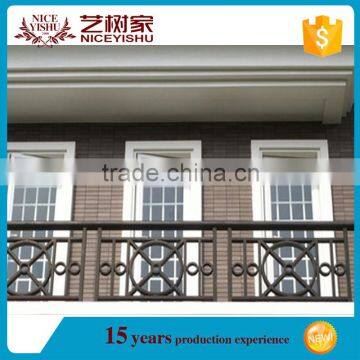 Alibaba China Wholesale Fashion style decorative iron balcony railings designs, outdoor wrought iron balusters