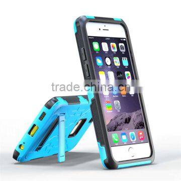 Silicon case with stand for iphone6, for iphone6 cover