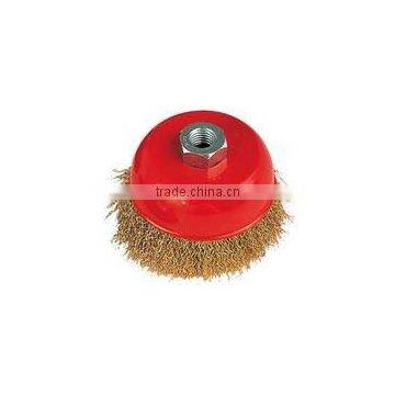 Bowl Cup Brush, Crimpled Wire Brush
