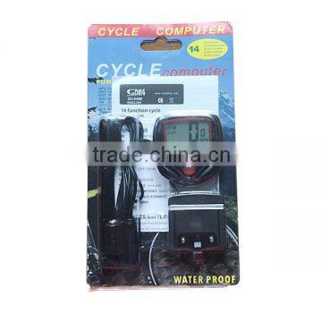 14function Sunding Bike Odometer Wired Bicycle Computer photo-4