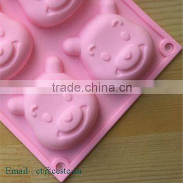 CTBED121 Silicone Soap Molds for Mp Soap Making Symphony 6 Piece In One Winnie Bear photo-5