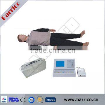 High quality LCD display automatic computer-controlled CPR full body training manikin