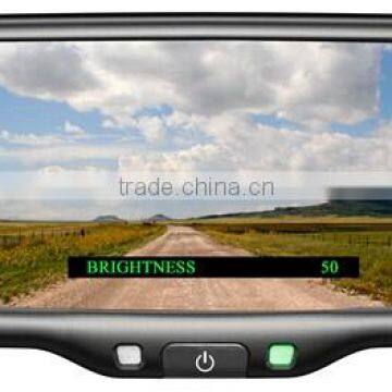 Car Mira cast Rear View Mirror with 7 Inch monitor display mirror link with IOS8.3