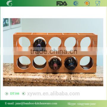 DT166 Bamboo Stackable Wine Rack