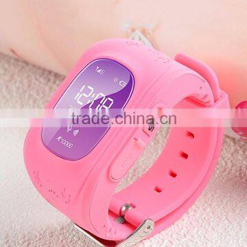 q50 kids smart watch gps track big button sos emergency phone