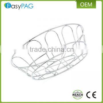 Wholesale Fancy Stainless Steel 430 Metal Wire Mesh Home Kitchen Bread Basket photo-3