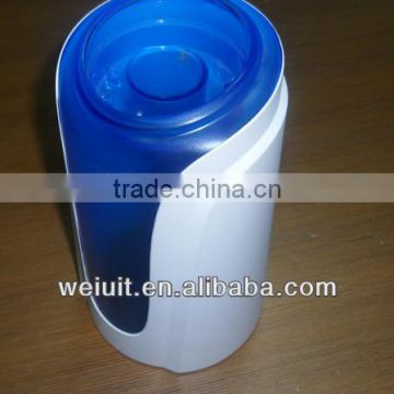 mini cheap portable travel cup-shaped cylindrical plastic ice bucket/ ice container