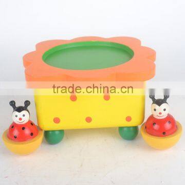 Baby Children Dancing Figure Wooden Musical Money Box Music Box photo-4
