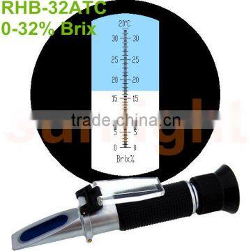 RHB-32ATC Handheld Brix Refractometer, 0-32%Brix