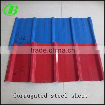 Corrugated zinc aluminum roofing sheet