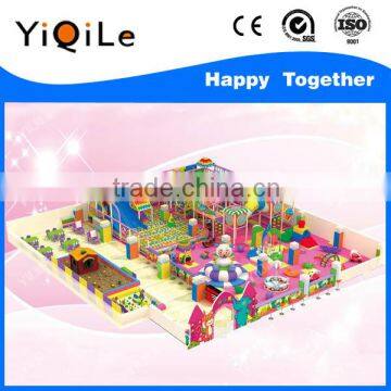 Custom Design Kids Indoor Trampoline Centre Kids Naughty Castle With Elegant Shape