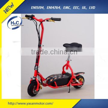 2016 HOT Cheap 300W 24V/10Ah Li-battery foldable electric scooter for Kids