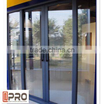 Soundproof Commercial double glazing aluminium sliding doors