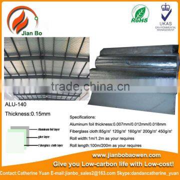 Fiberglass coated aluminum foil,boiler insulation material